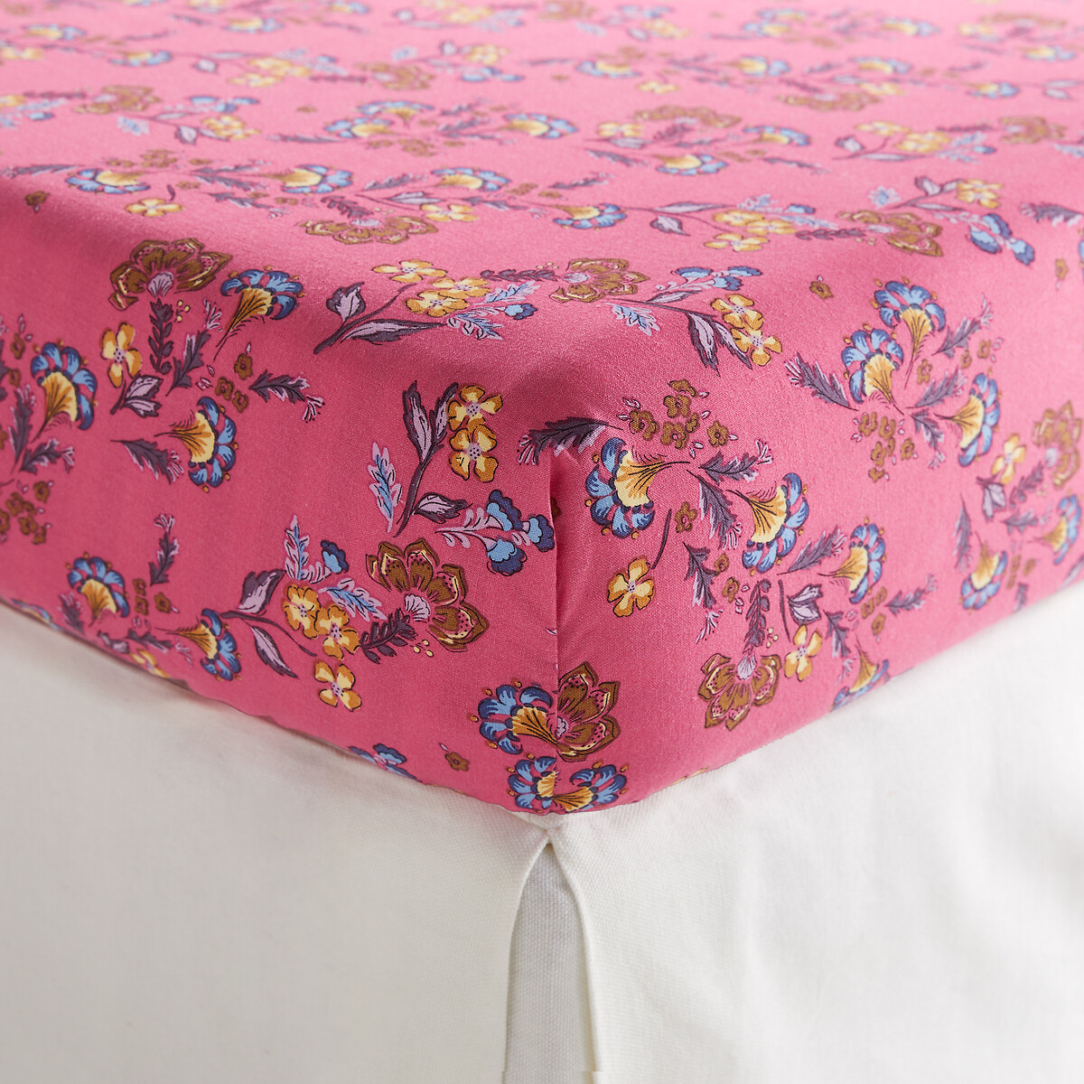 La Redoute Interieurs Σεντόνι με λάστιχο 50% ανακυκλωμένο βαμβάκι 90x140 cm