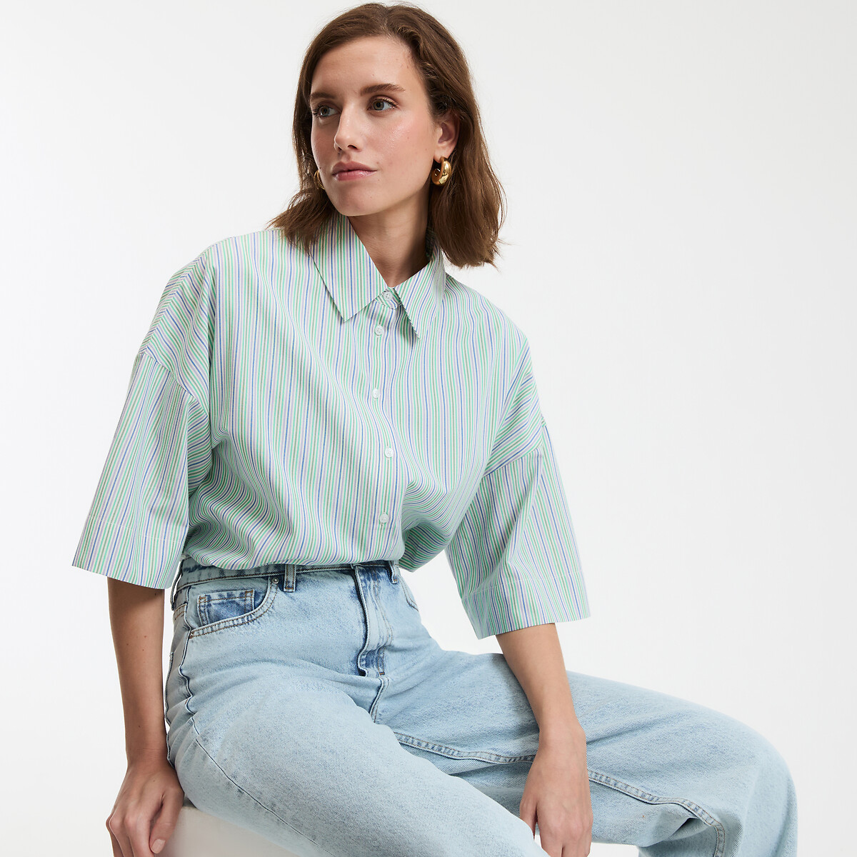 La Redoute Collections Χαλαρό πουκάμισο