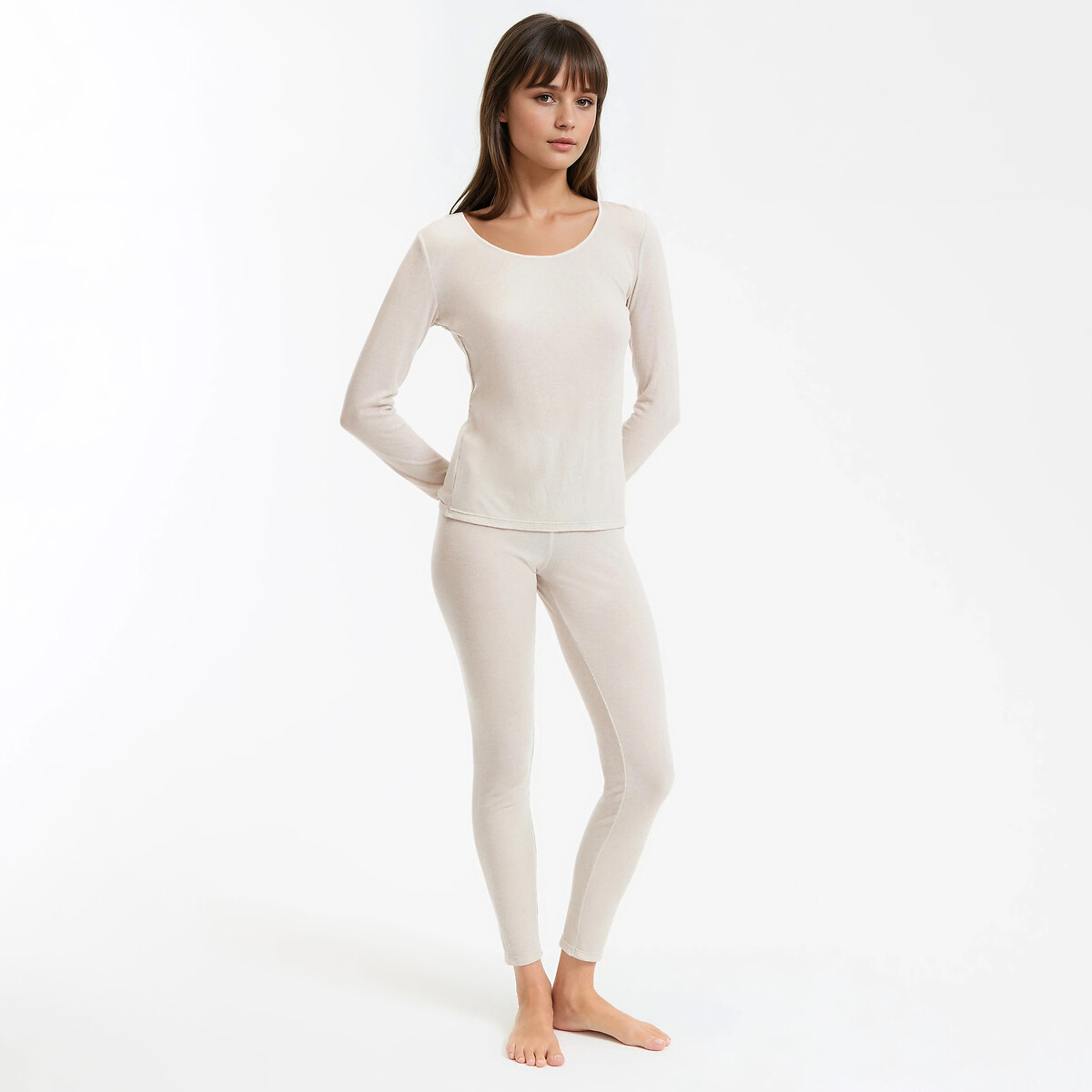 Κολάν από λεπτή πλεκτή ζεστή ύφανση