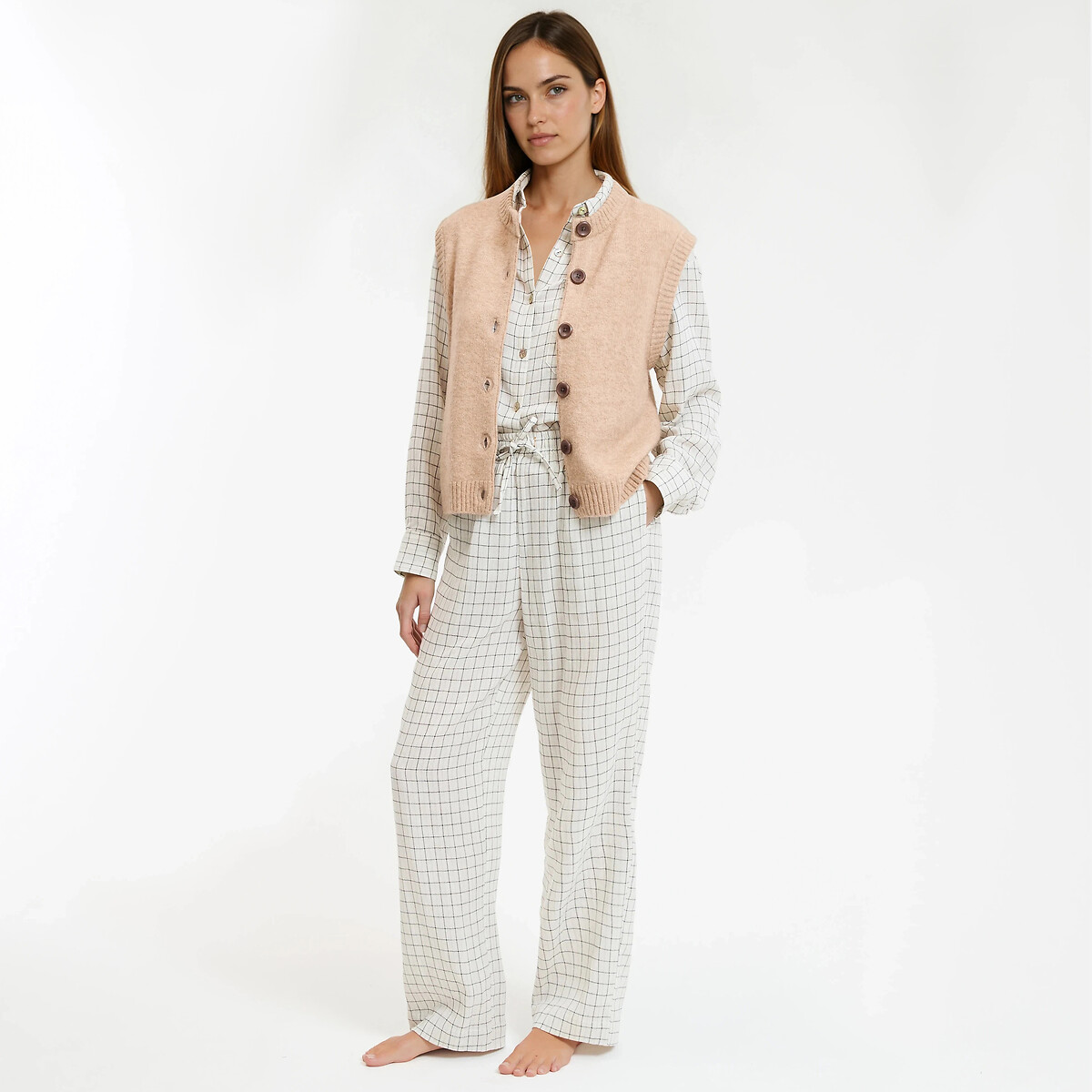 La Redoute Collections Πλεκτή ζακέτα για το σπίτι