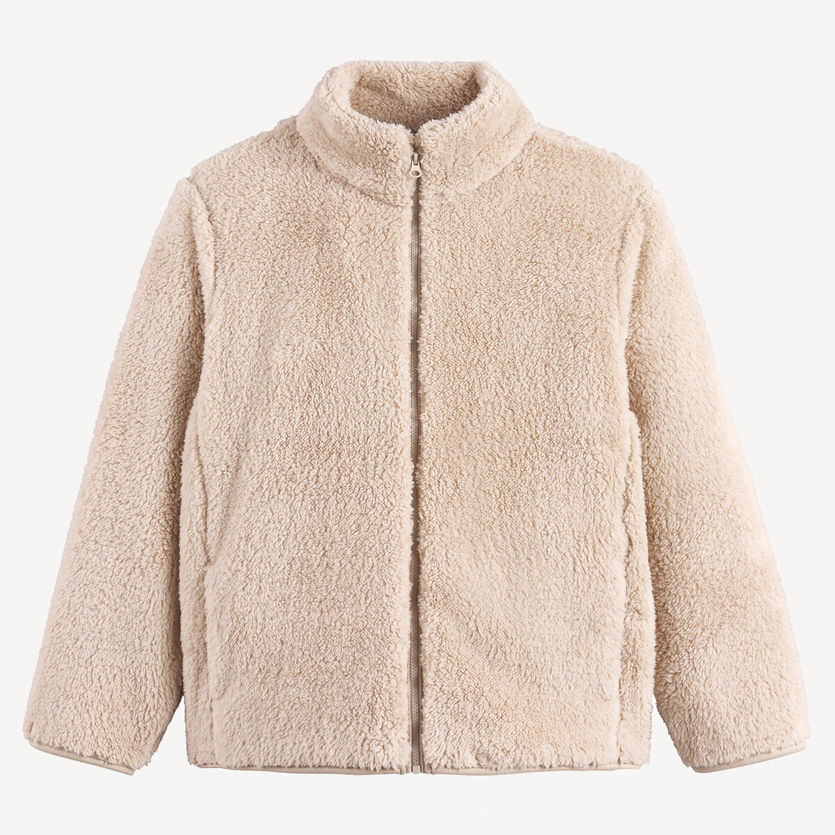 La Redoute Collections Ζακέτα με ψηλό γιακά από φλις