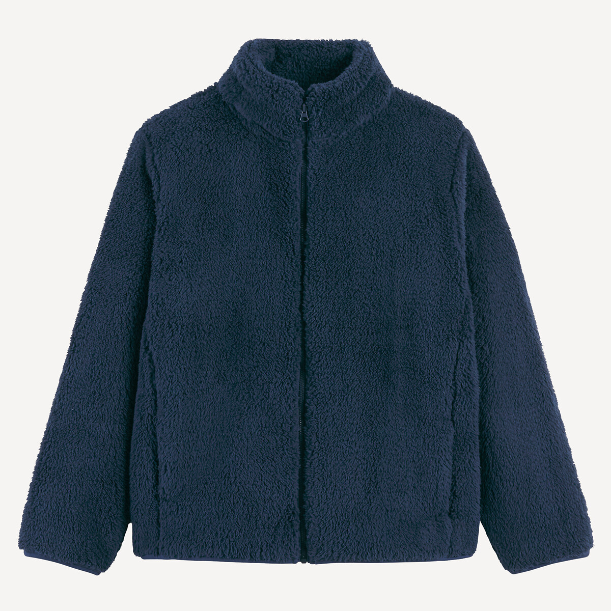 La Redoute Collections Ζακέτα με ψηλό γιακά από φλις