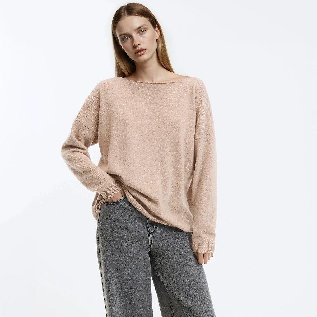 La Redoute Collections Πουλόβερ από λεπτή πλεκτή κασμίρι