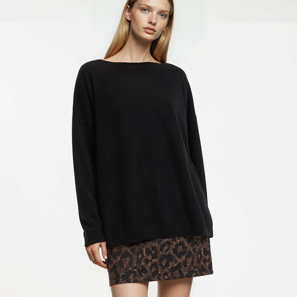 La Redoute Collections Πουλόβερ από λεπτή πλεκτή κασμίρι