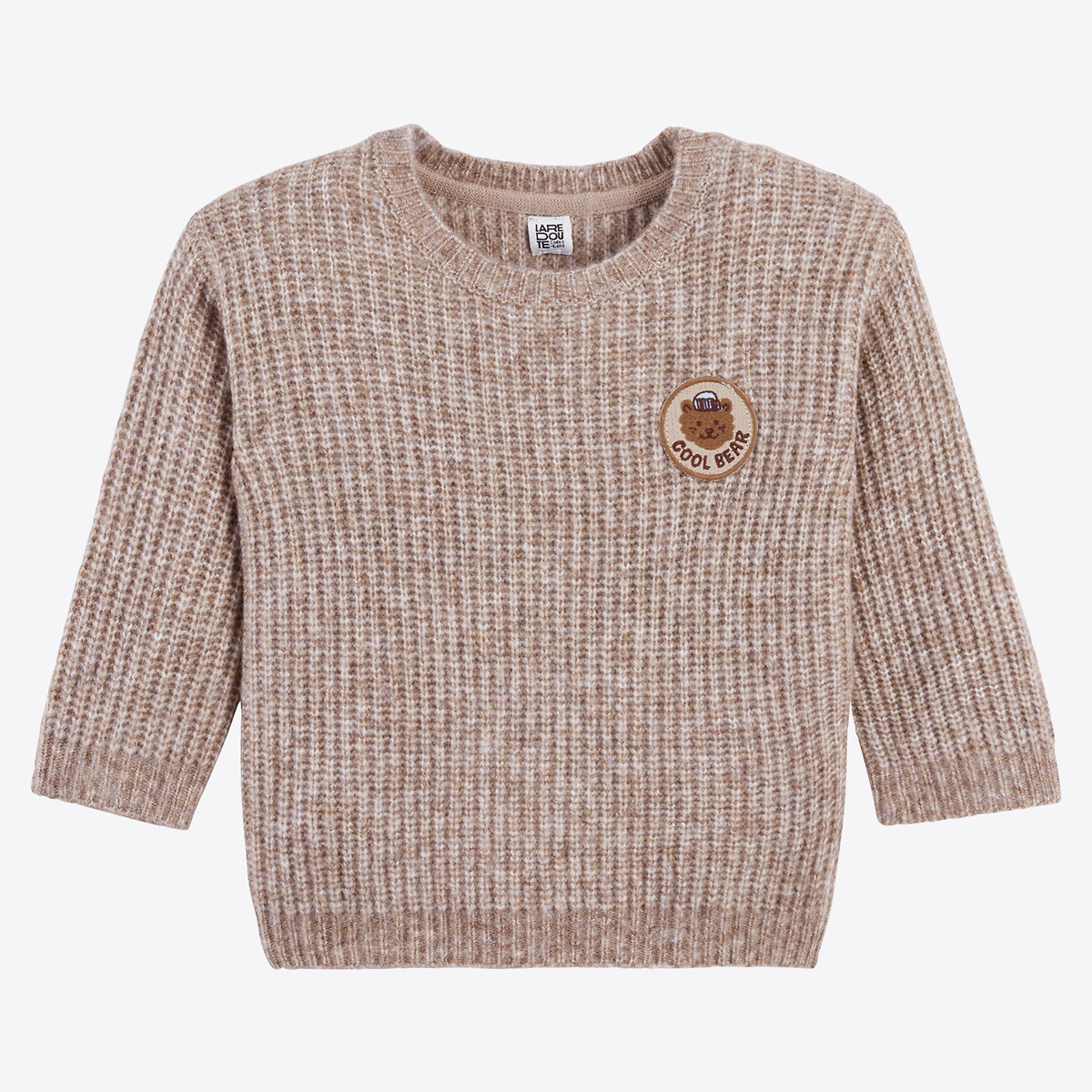 La Redoute Collections Πουλόβερ με στρογγυλή λαιμόκοψη σε χοντρή πλέξη