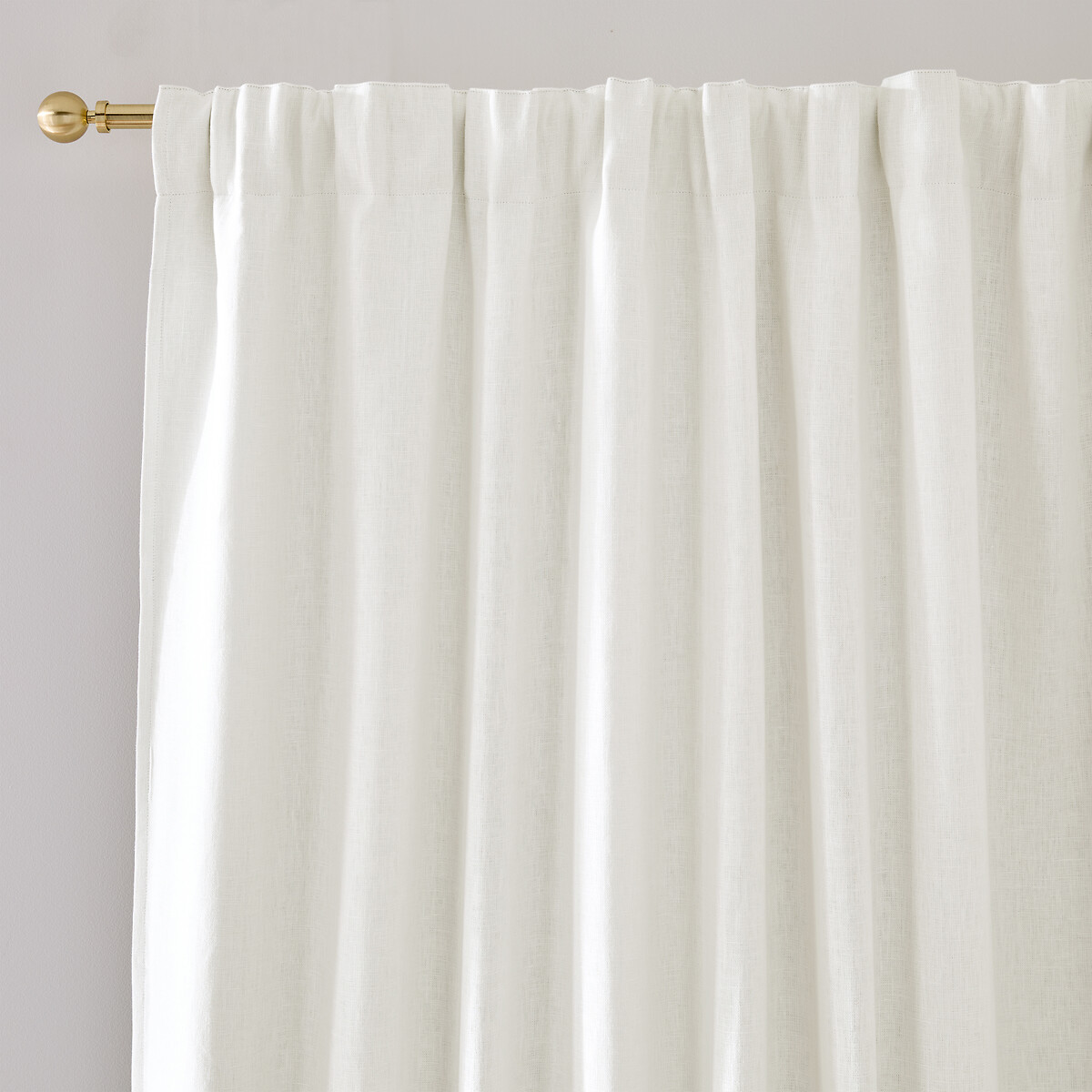 Κουρτίνα συσκότισης από λινό με σούρα – Elba 250x140 cm