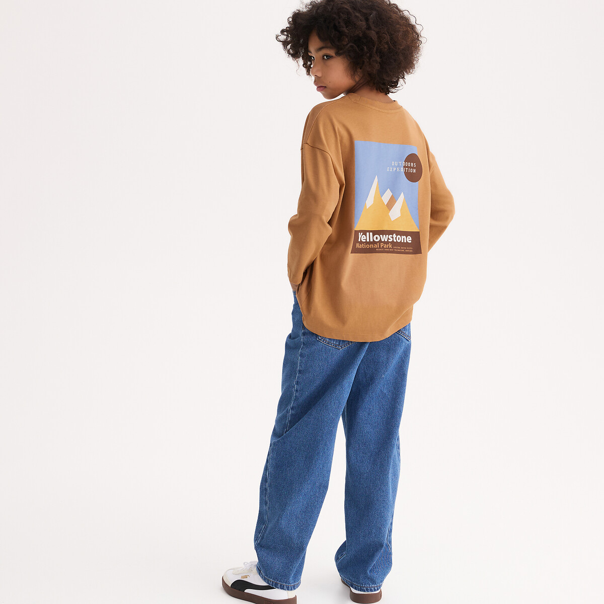 Μακρυμάνικο t-shirt με στάμπα