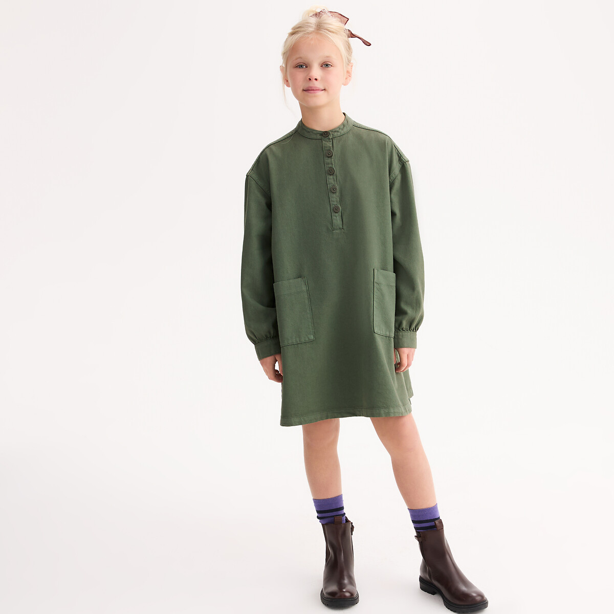 Φαρδύ βαμβακερό φόρεμα