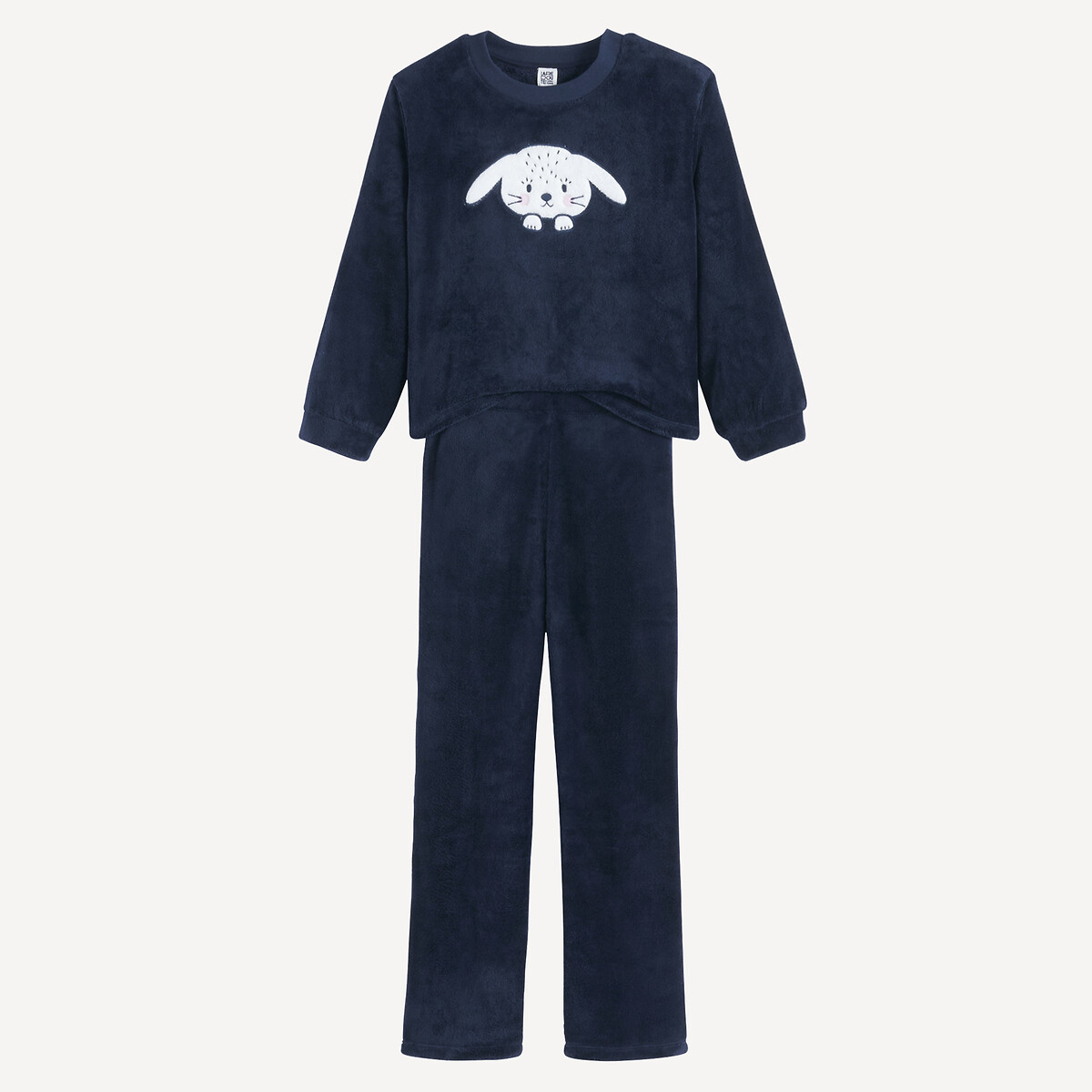 Πιτζάμα από φλις με σχέδιο λαγουδάκι