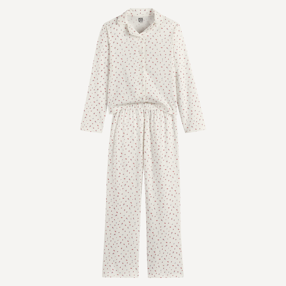 Πυτζάμα με στάμπα από βαμβακερό ζέρσεϊ