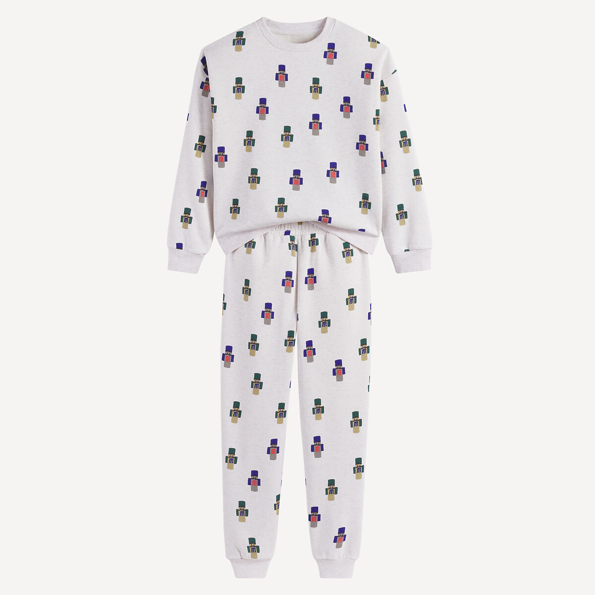 La Redoute Collections Πυτζάμα φούτερ με χριστουγεννιάτικες φιγούρες