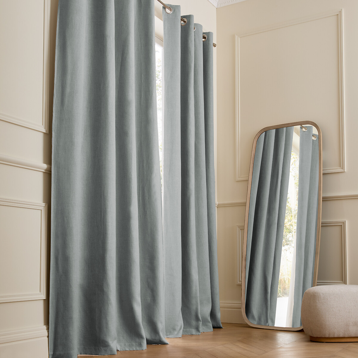 Κουρτίνα συσκότισης από προπλυμένο λινό 140x220 cm