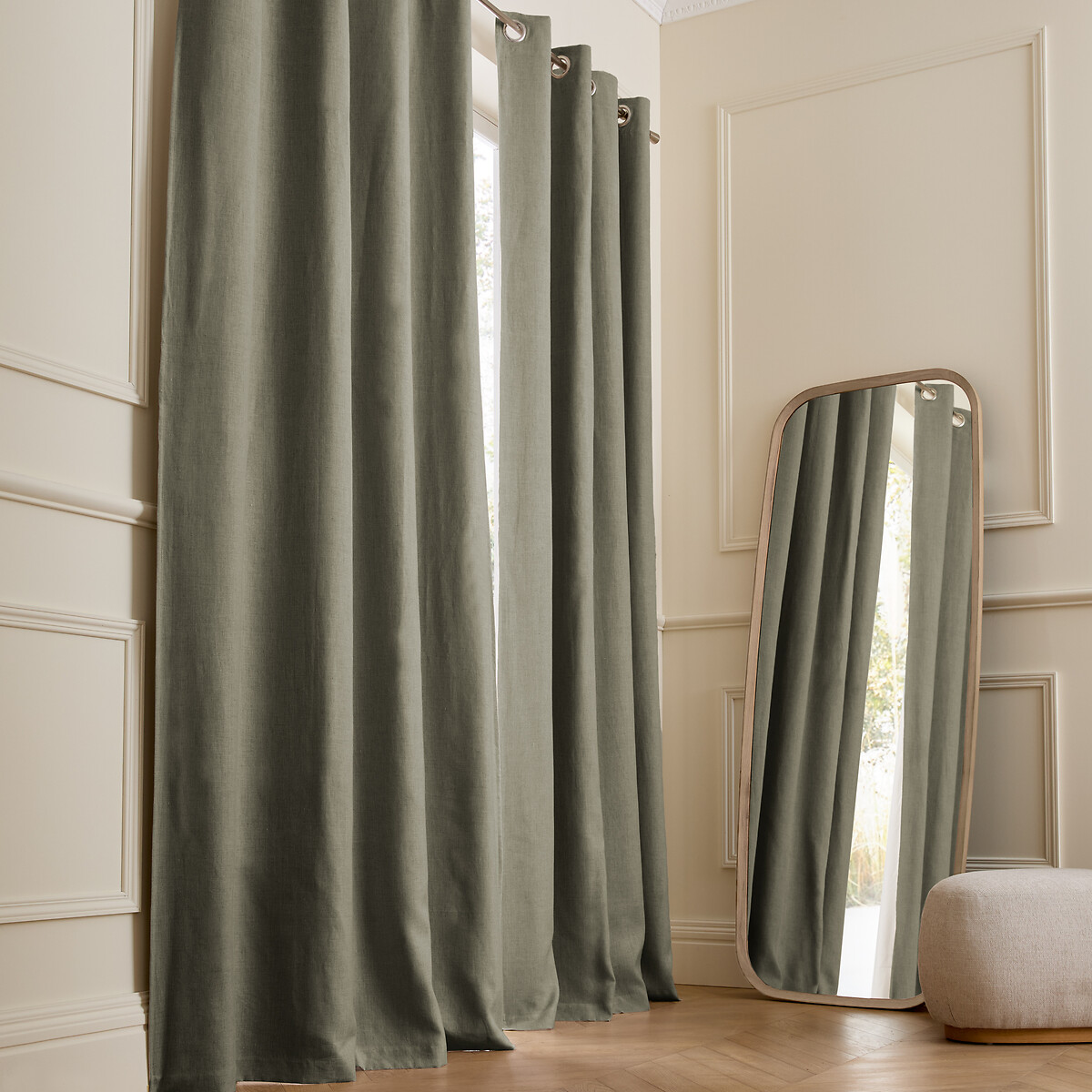 Κουρτίνα συσκότισης από προπλυμένο λινό 140x220 cm