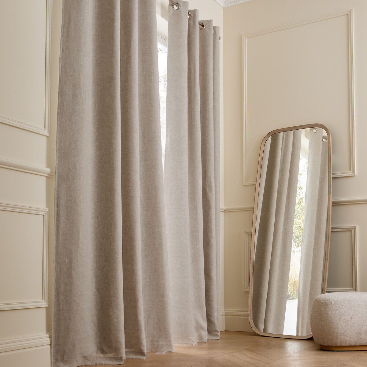 Κουρτίνα συσκότισης από προπλυμένο λινό 140x180 cm