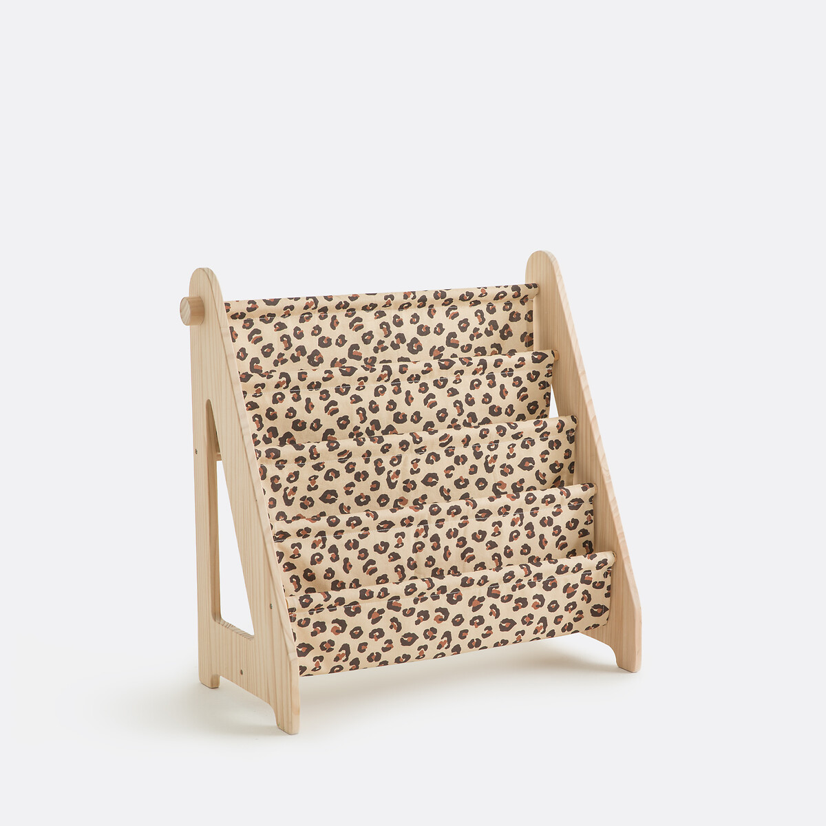 Βιβλιοθήκη παιδική με σχέδιο λεοπάρ Μ30xΠ61xΥ60cm