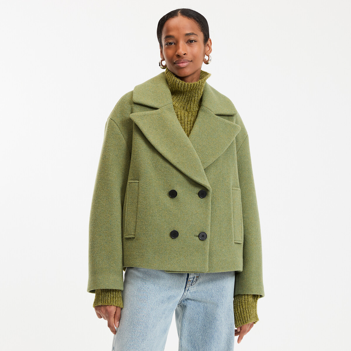 La Redoute Collections Παλτό με κουμπιά