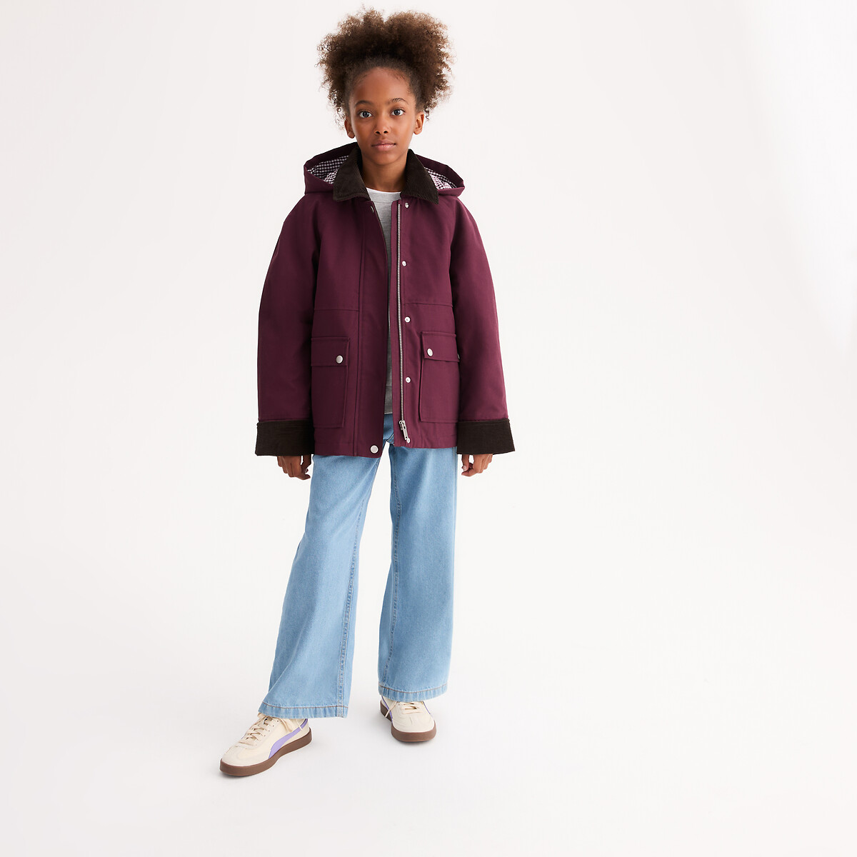 La Redoute Collections Παλτό με κουκούλα