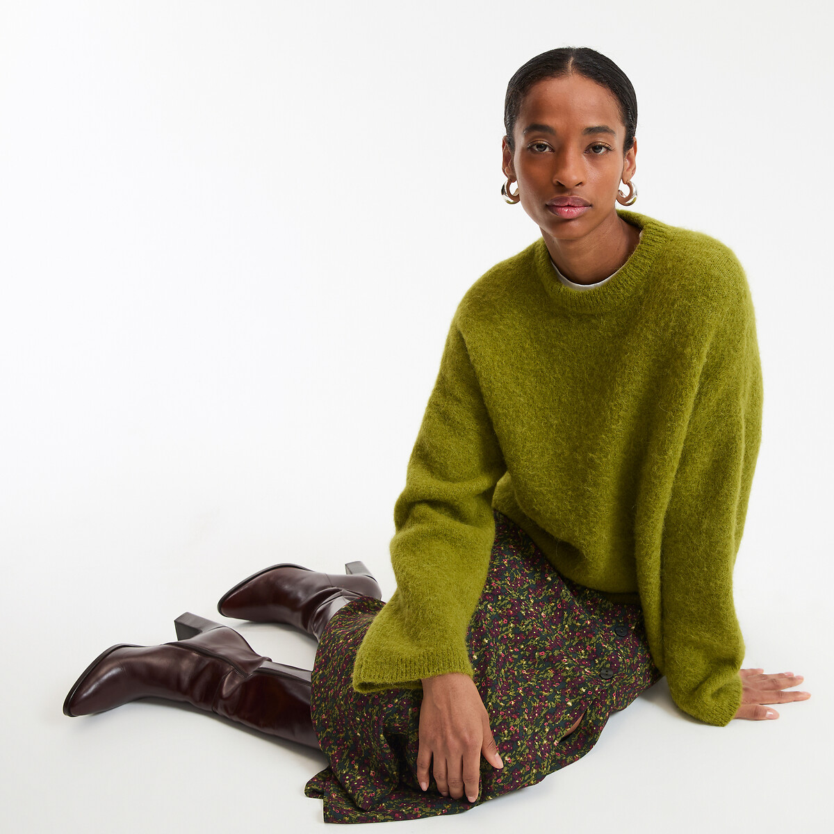 Πουλόβερ με μείγμα αλπακά, Signature LYNE