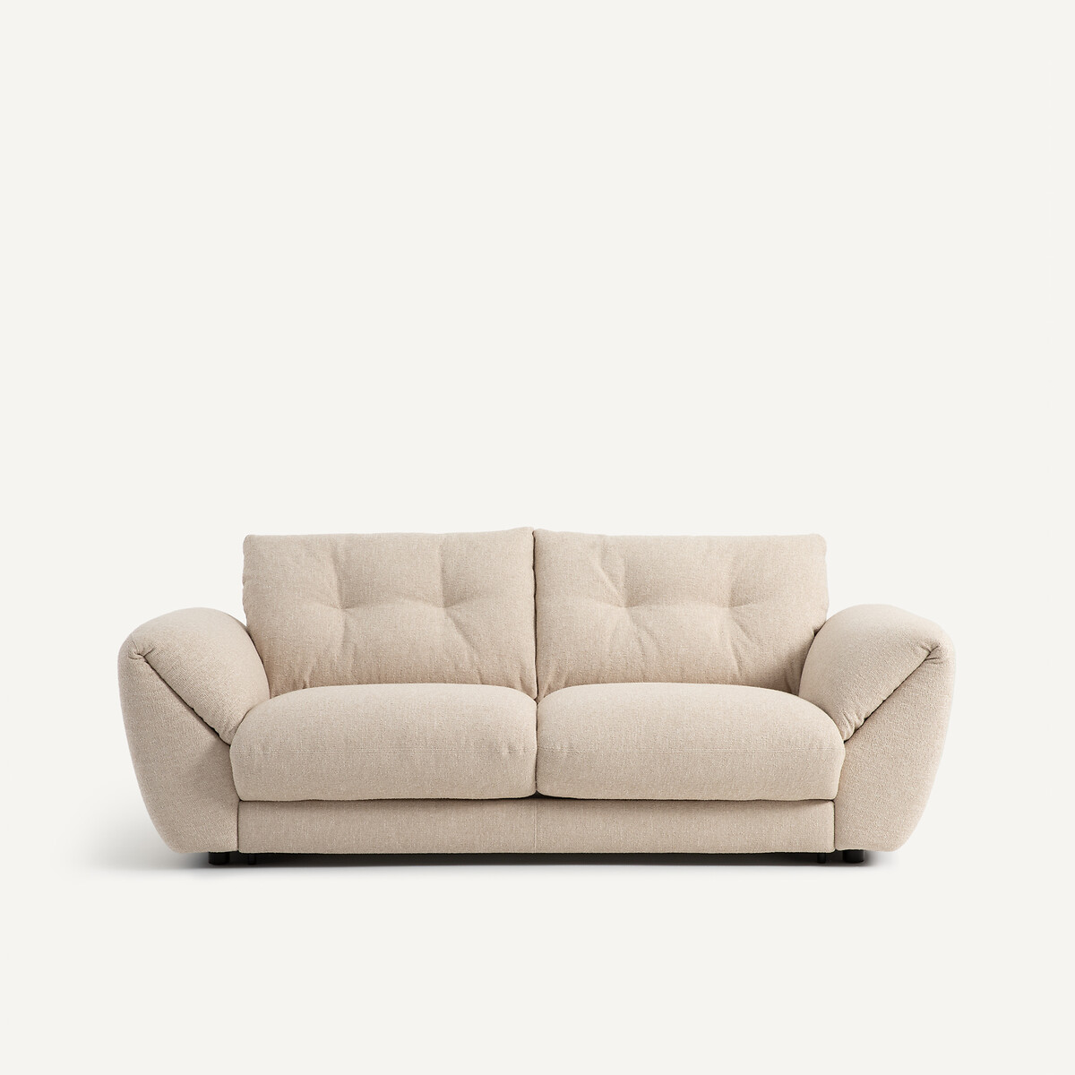 Καναπές-κρεβάτι 3 θέσεων bouclette Μ107xΠ226xΥ87cm