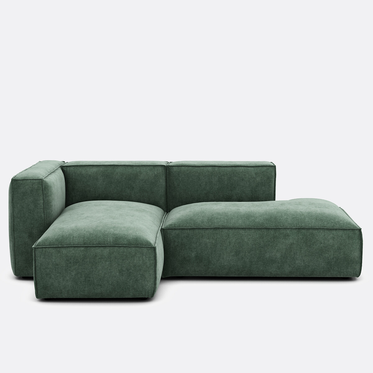 La Redoute Interieurs Γωνιακός αριστερός καναπές με ανάγλυφη ταπετσαρία Μ200xΠ288xΥ142cm