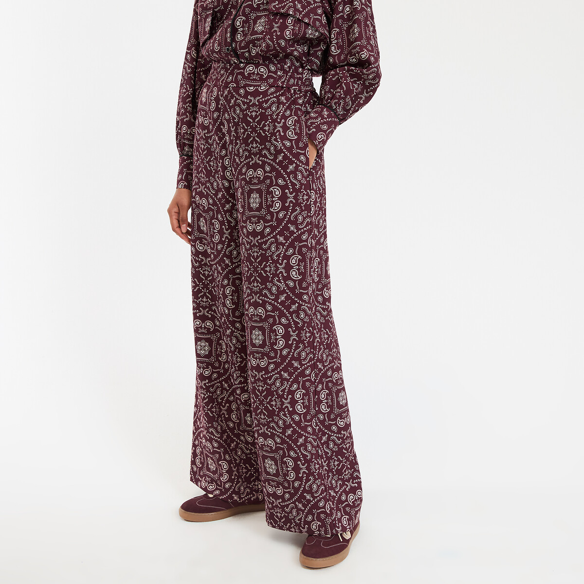 La Redoute Collections Φαρδύ παντελόνι