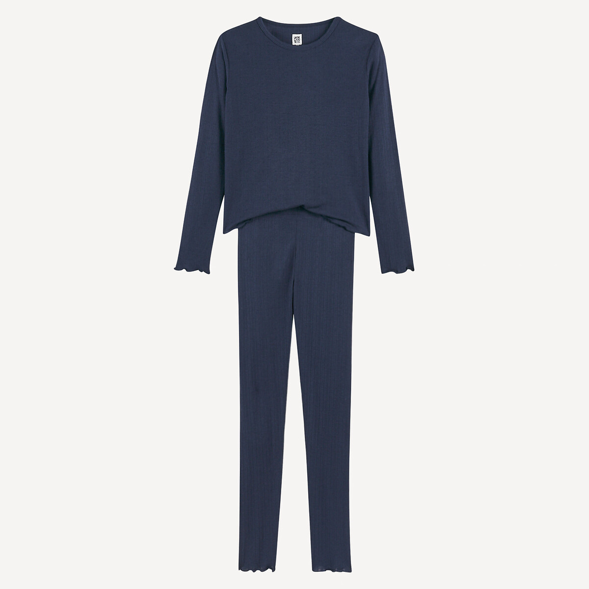 La Redoute Collections Πυτζάμα με μακριά μανίκια από πλεκτό ύφασμα pointelle