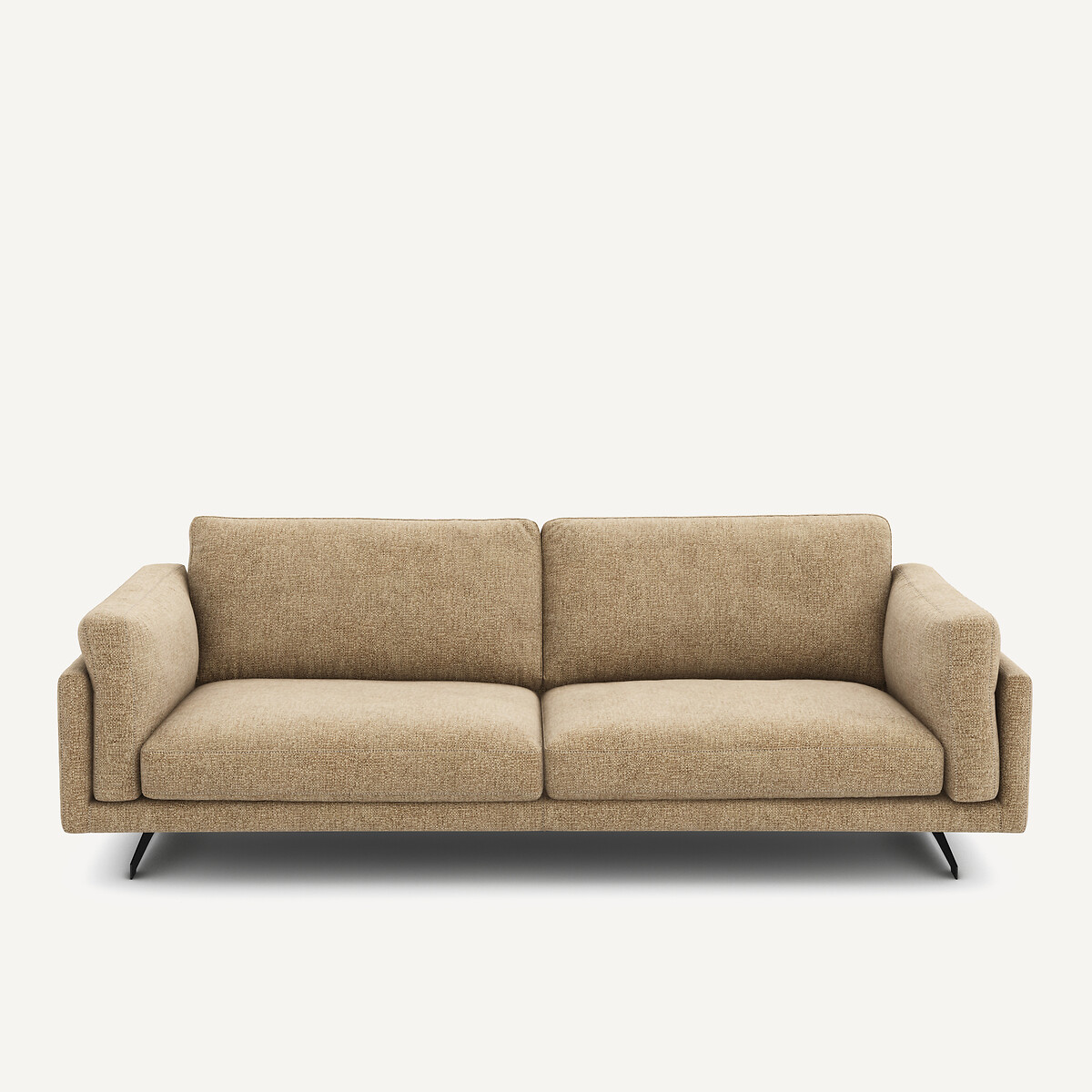 Καναπές από βαμβάκό ύφασμα Μ99xΠ213xΥ82cm