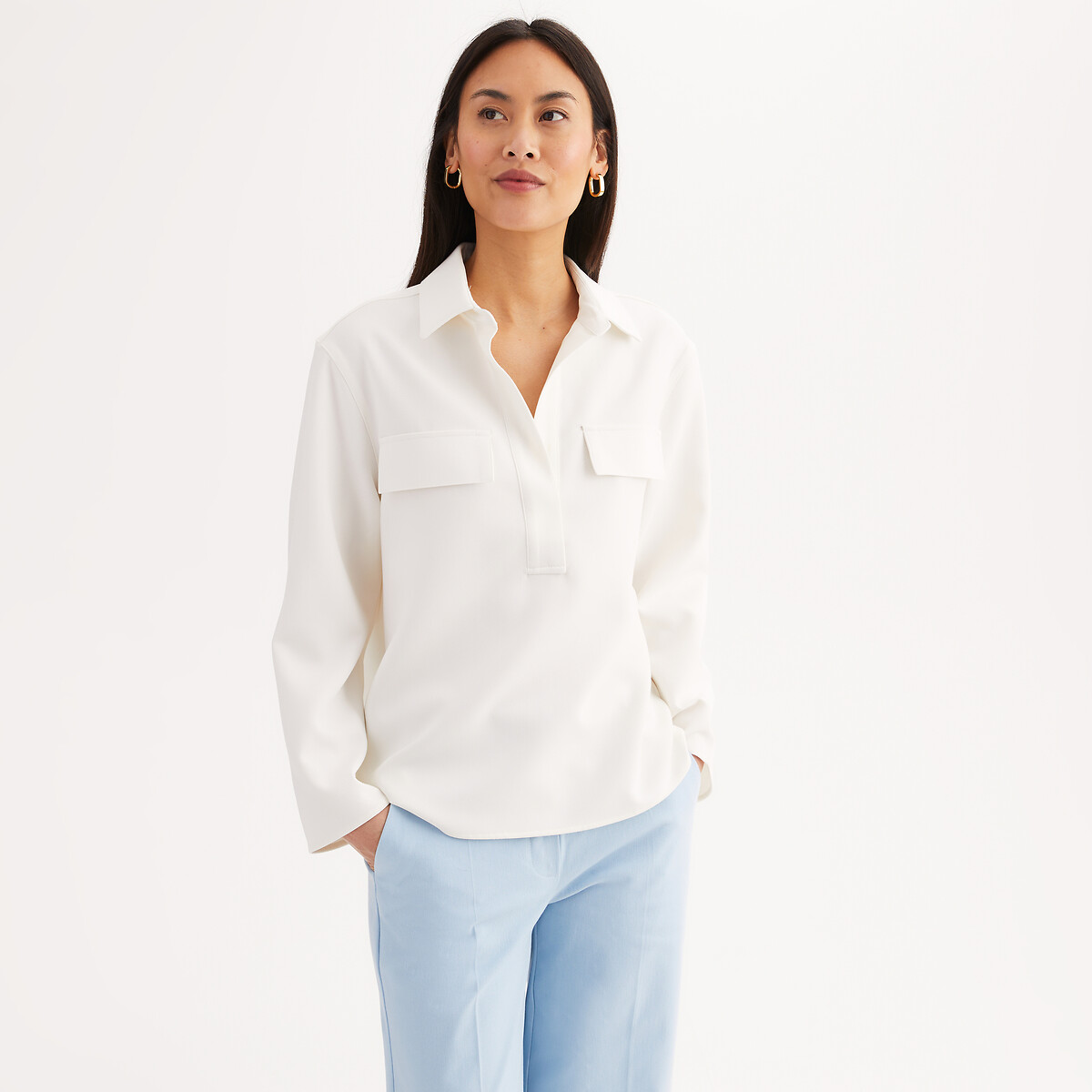 Anne Weyburn Πουκάμισο σε στυλ ναυτικό