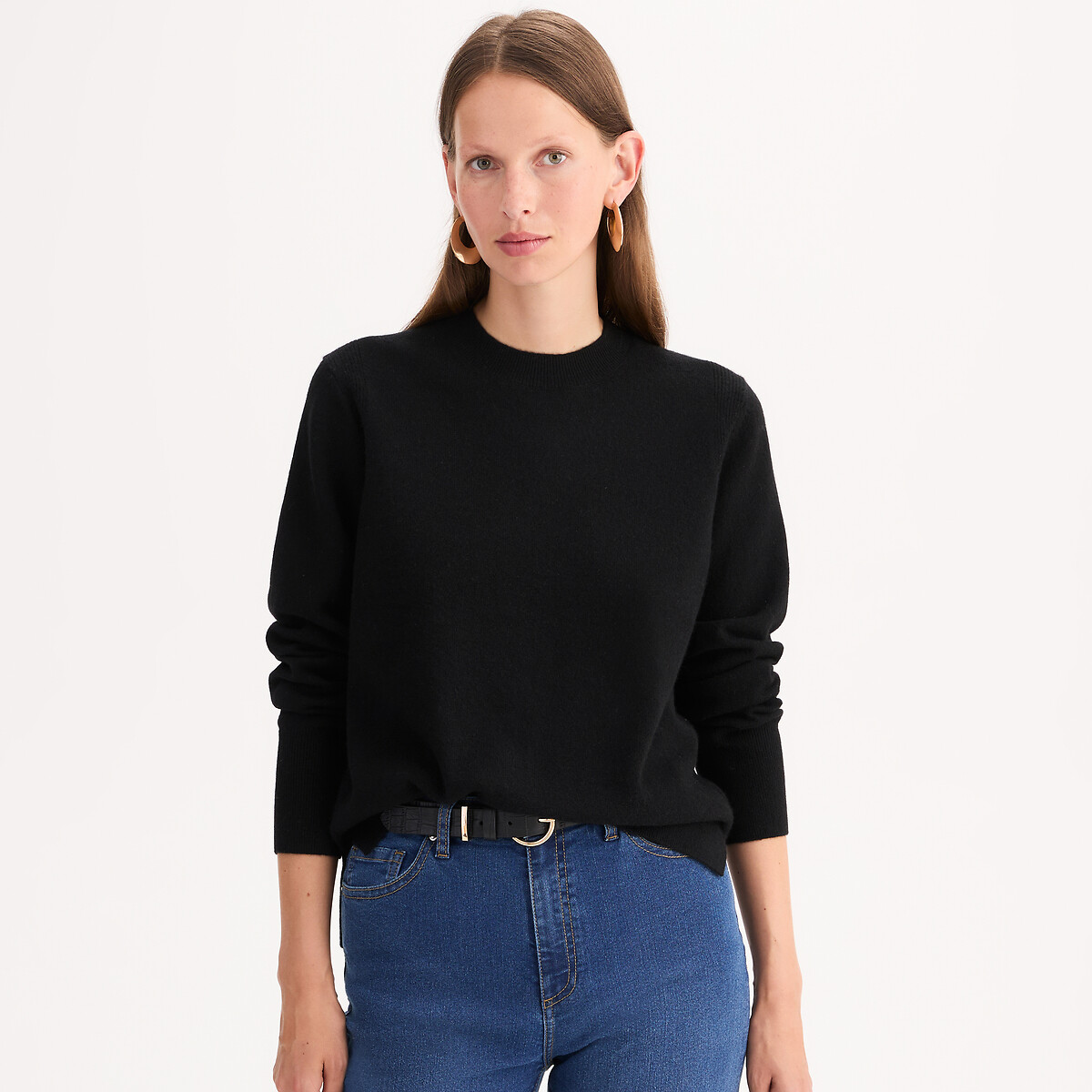 Πουλόβερ από κασμίρι με λεπτή πλέξη