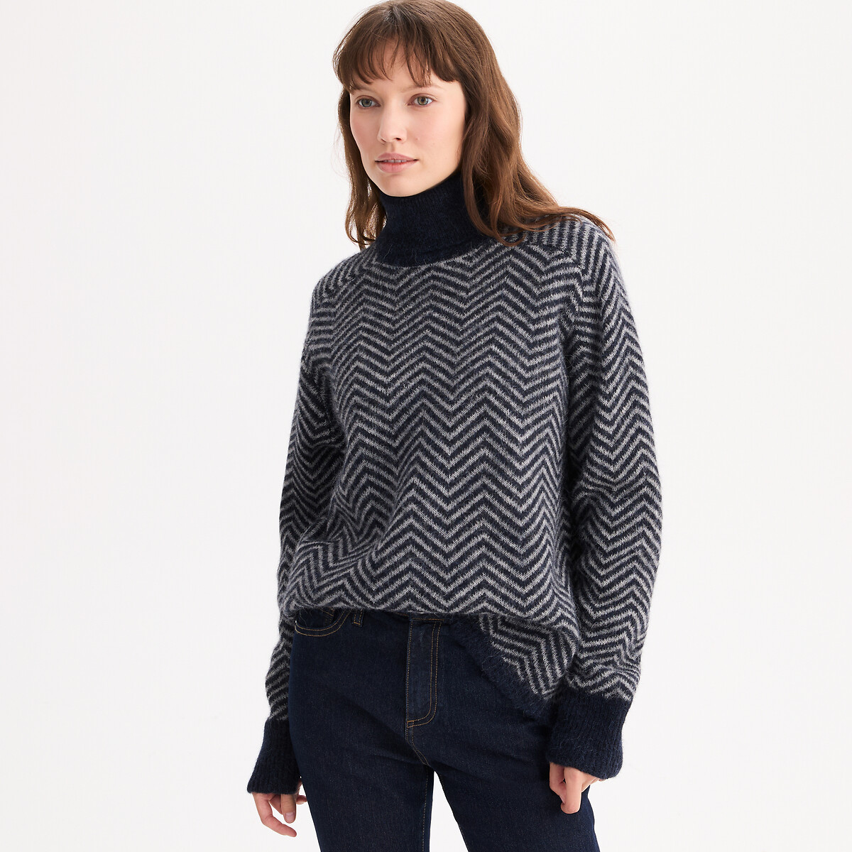 Anne Weyburn Ζιβάγκο πουλόβερ από μείγμα μαλλιού και αλπακά