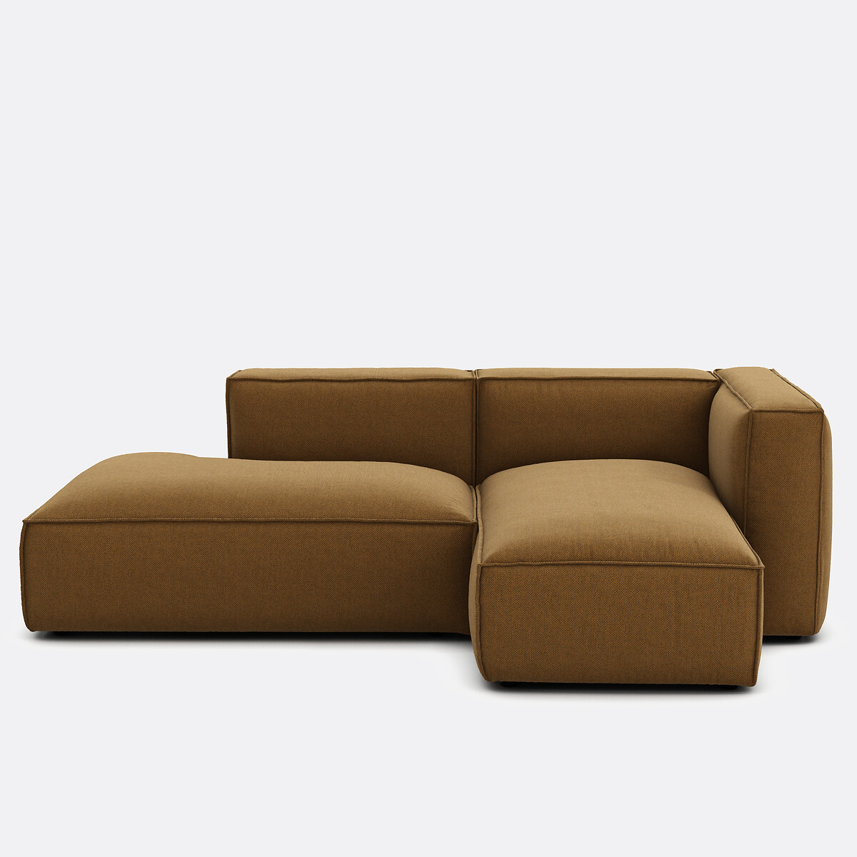 La Redoute Interieurs Γωνιακός αριστερός καναπές με ανάγλυφη ταπετσαρία Μ200xΠ288xΥ142cm