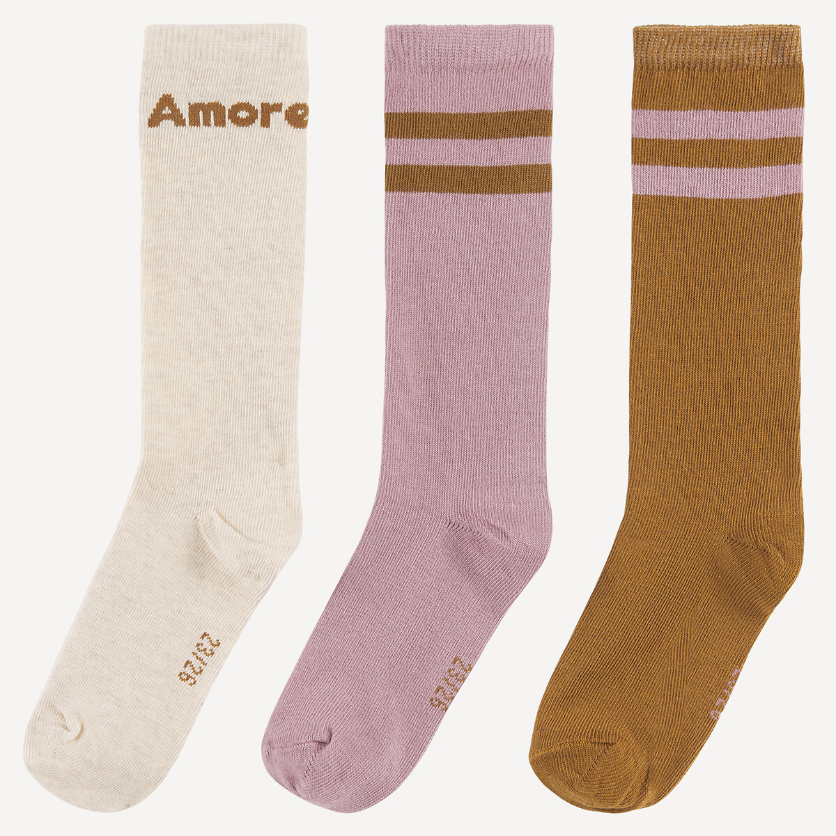 La Redoute Collections Σετ 3 ζευγάρια αθλητικές κάλτσες