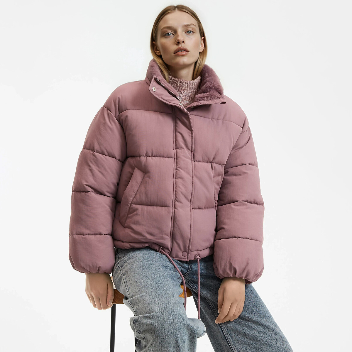 La Redoute Collections Κοντό μπουφάν με φερμουάρ για βαθύ χειμώνα