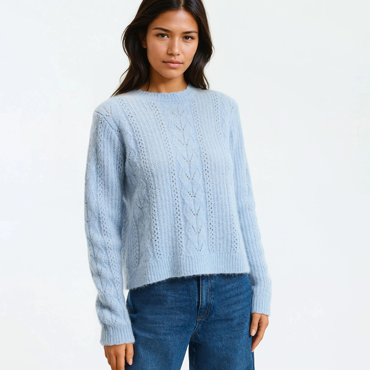 Πουλόβερ με διάτρητο σχέδιο