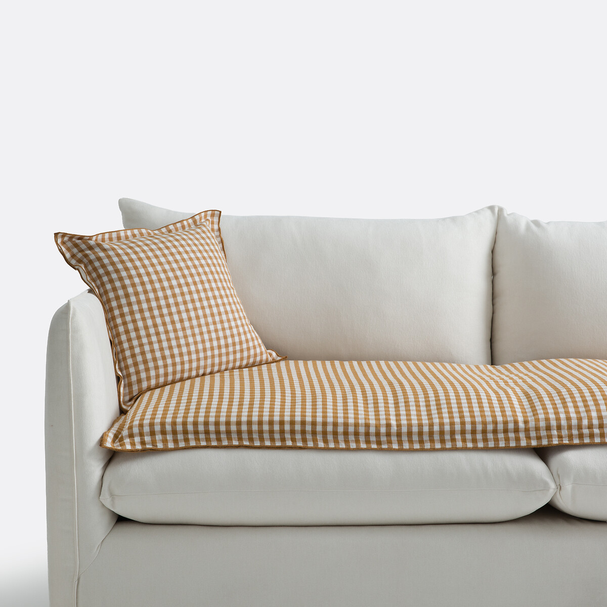 La Redoute Interieurs Στρώμα καθίσματος από βαμβάκι λινό 60x180 cm