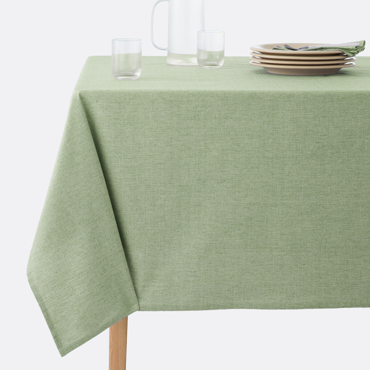 La Redoute Interieurs Τραπεζομάντηλο από βαμβάκι με υφαντή βαφή 150x150 cm