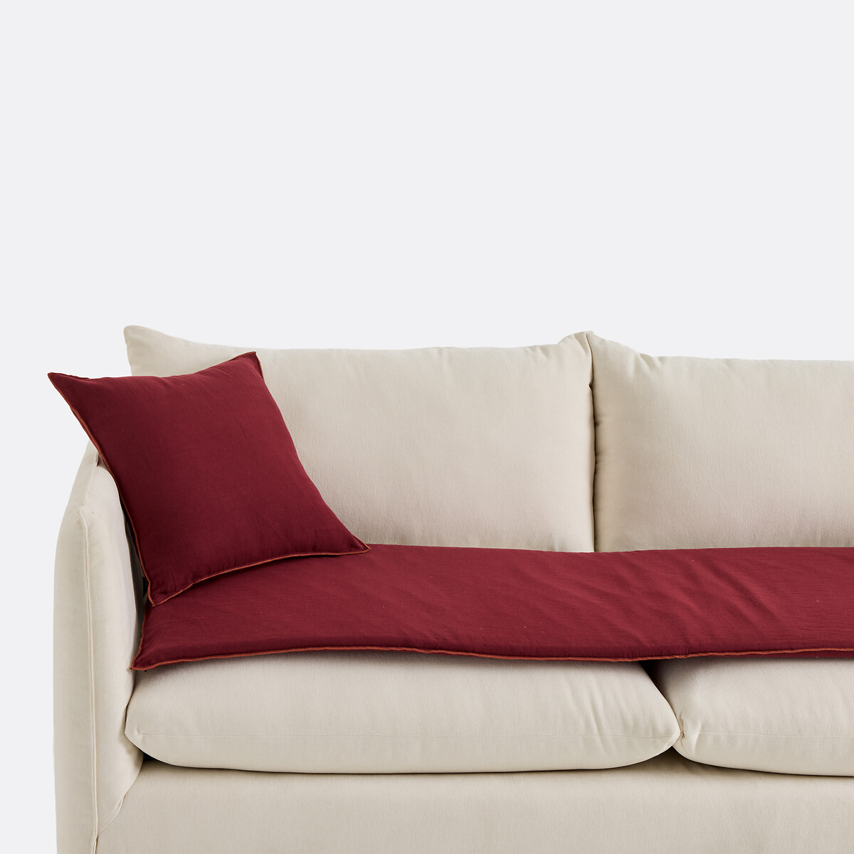 La Redoute Interieurs Στρώμα καναπέ από λινό βαμβάκι 60x180 cm