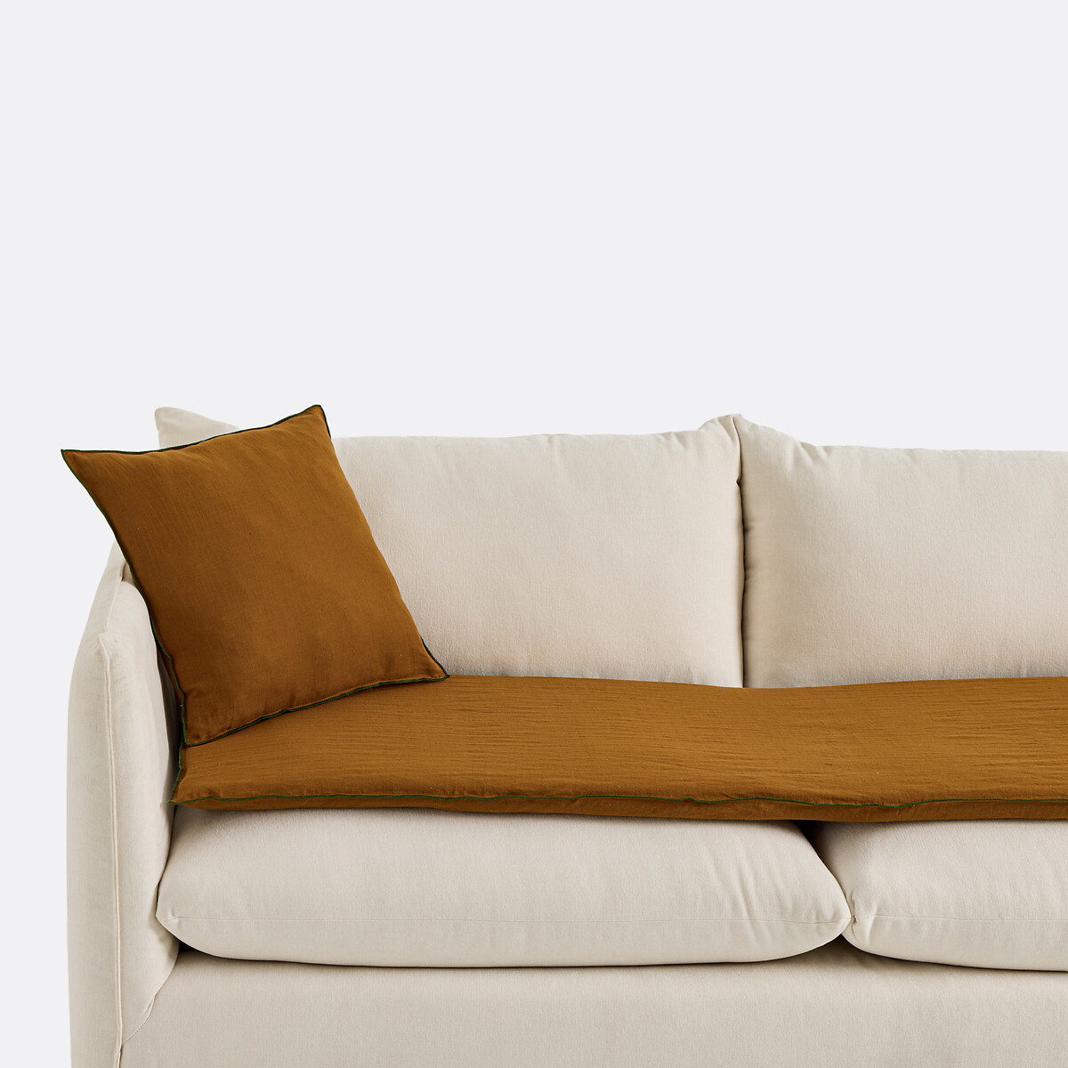 La Redoute Interieurs Στρώμα καναπέ από λινό βαμβάκι 60x180 cm