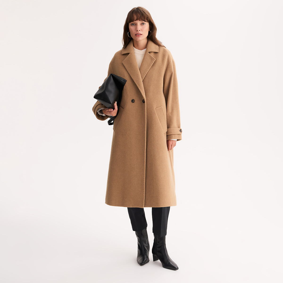 Μακρύ παλτό με κουμπιά