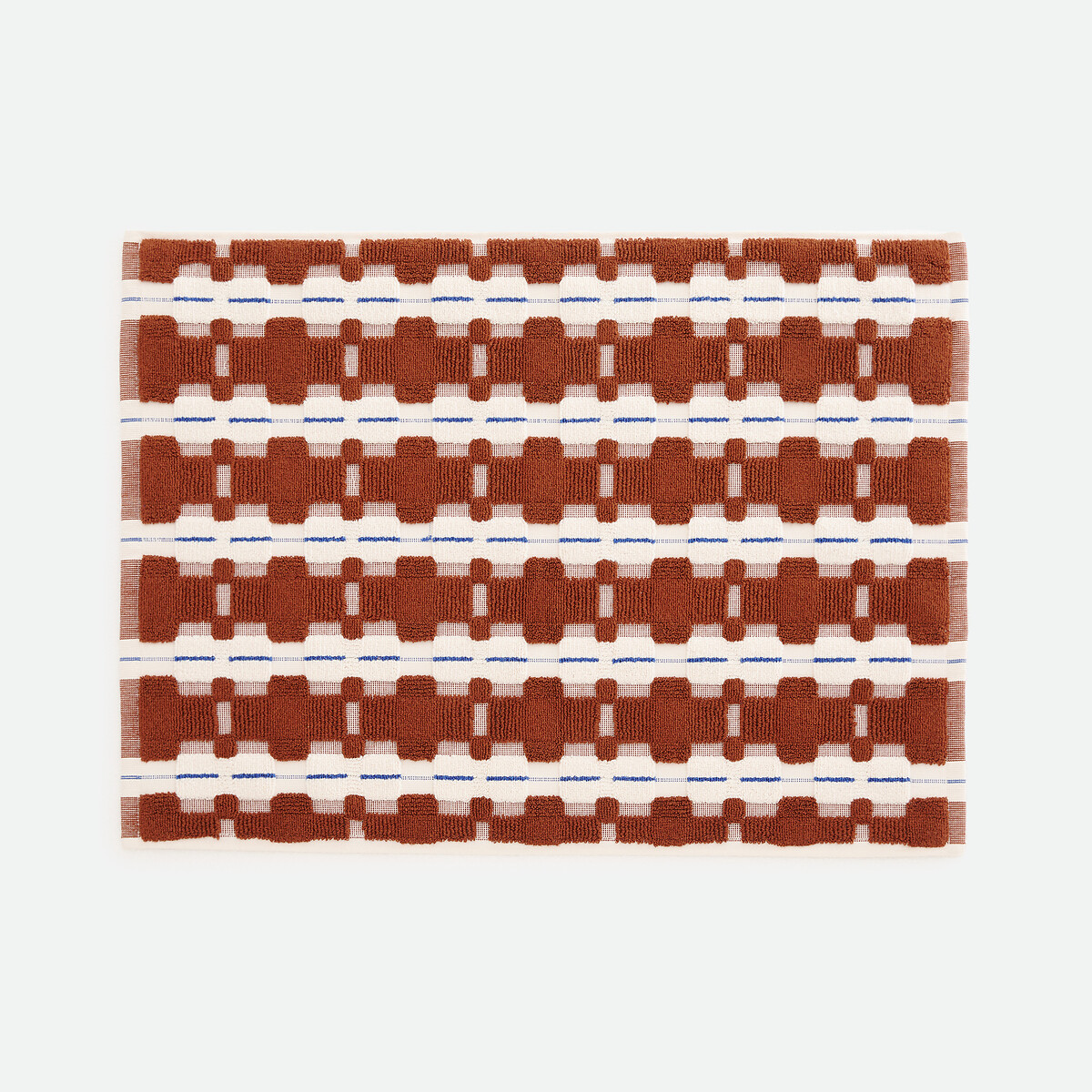 Χαλάκι μπάνιου από πετσέτα με jacquard ύφανση 50x70 cm