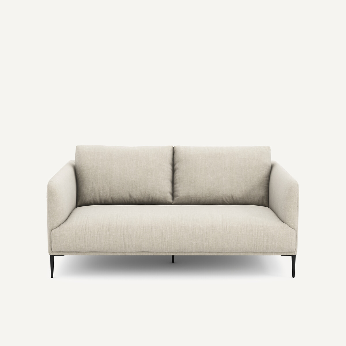 Καναπές Compact από βαμβάκι λινό Μ103xΠ179xΥ82cm