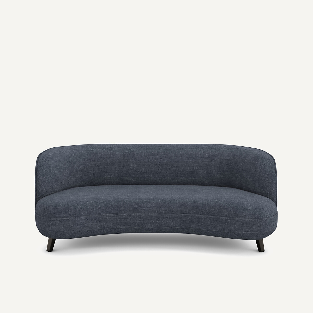 Καναπές 3 θέσεων από βαμβάκι και λινό Μ99xΠ200xΥ75cm