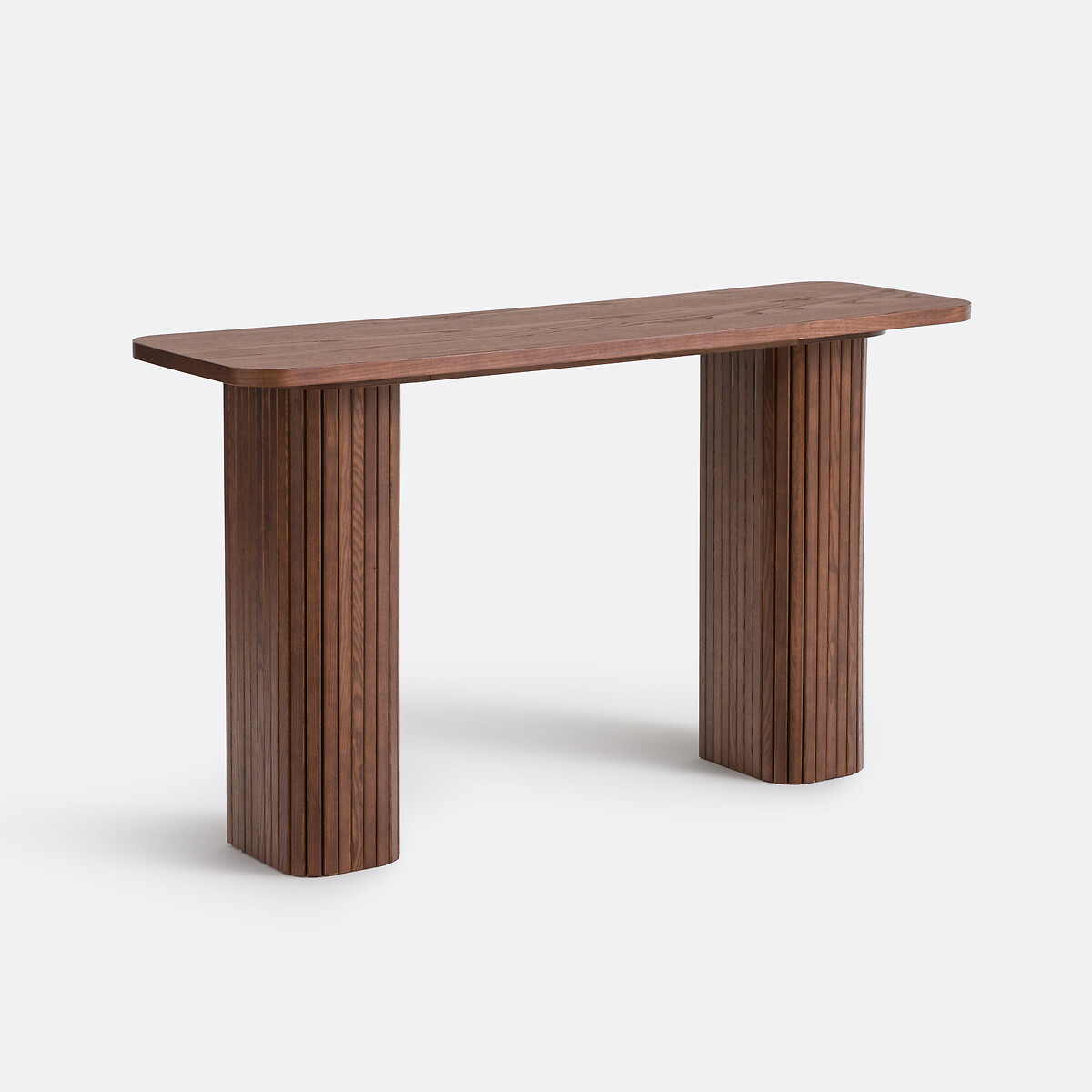 La Redoute Interieurs Κονσόλα με επένδυση φλαμουριάς σε απόχρωση καρυδιάς Μ40xΠ130xΥ75cm