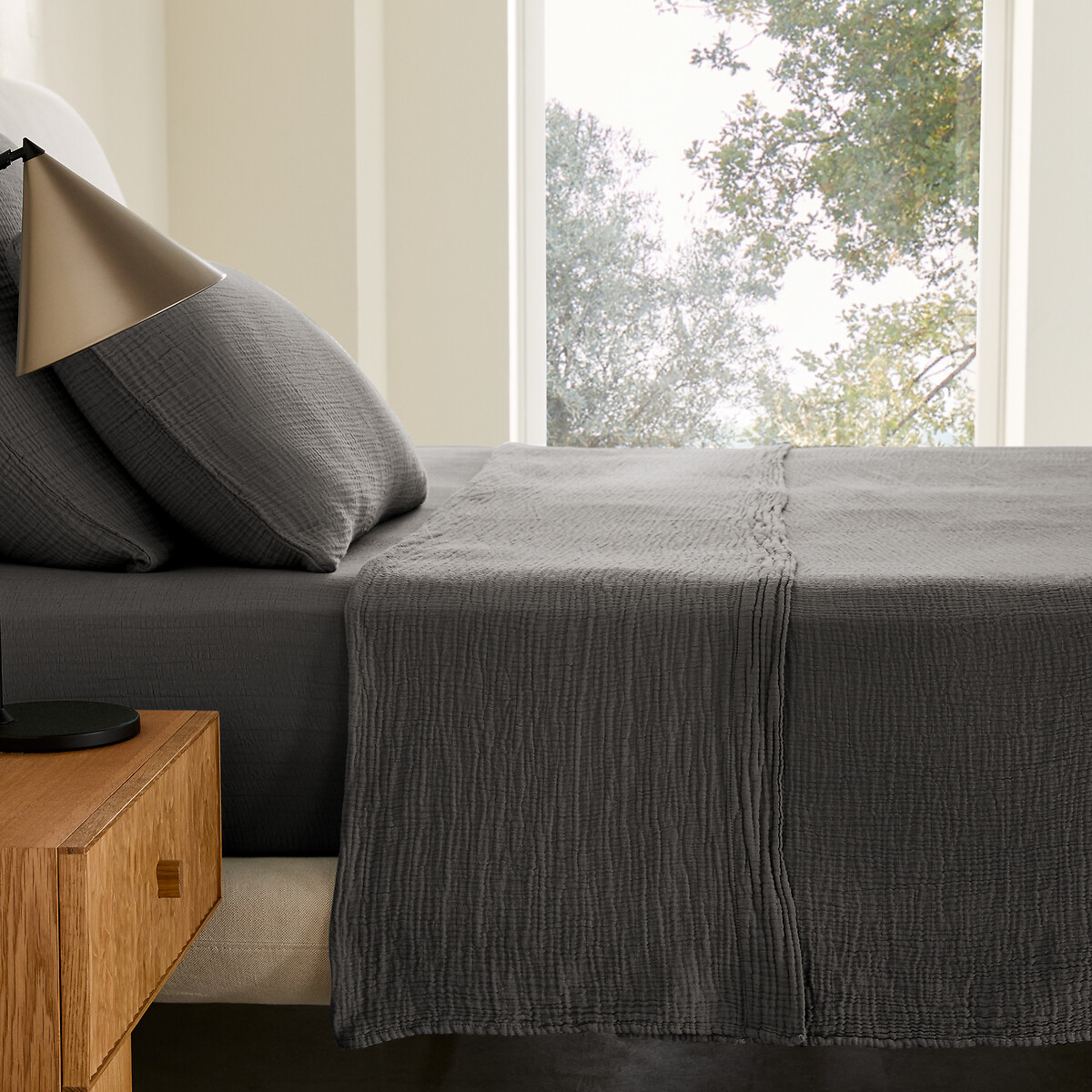 AM.PM Σεντόνι από οργανικό βαμβάκι γάζας 180x290 cm