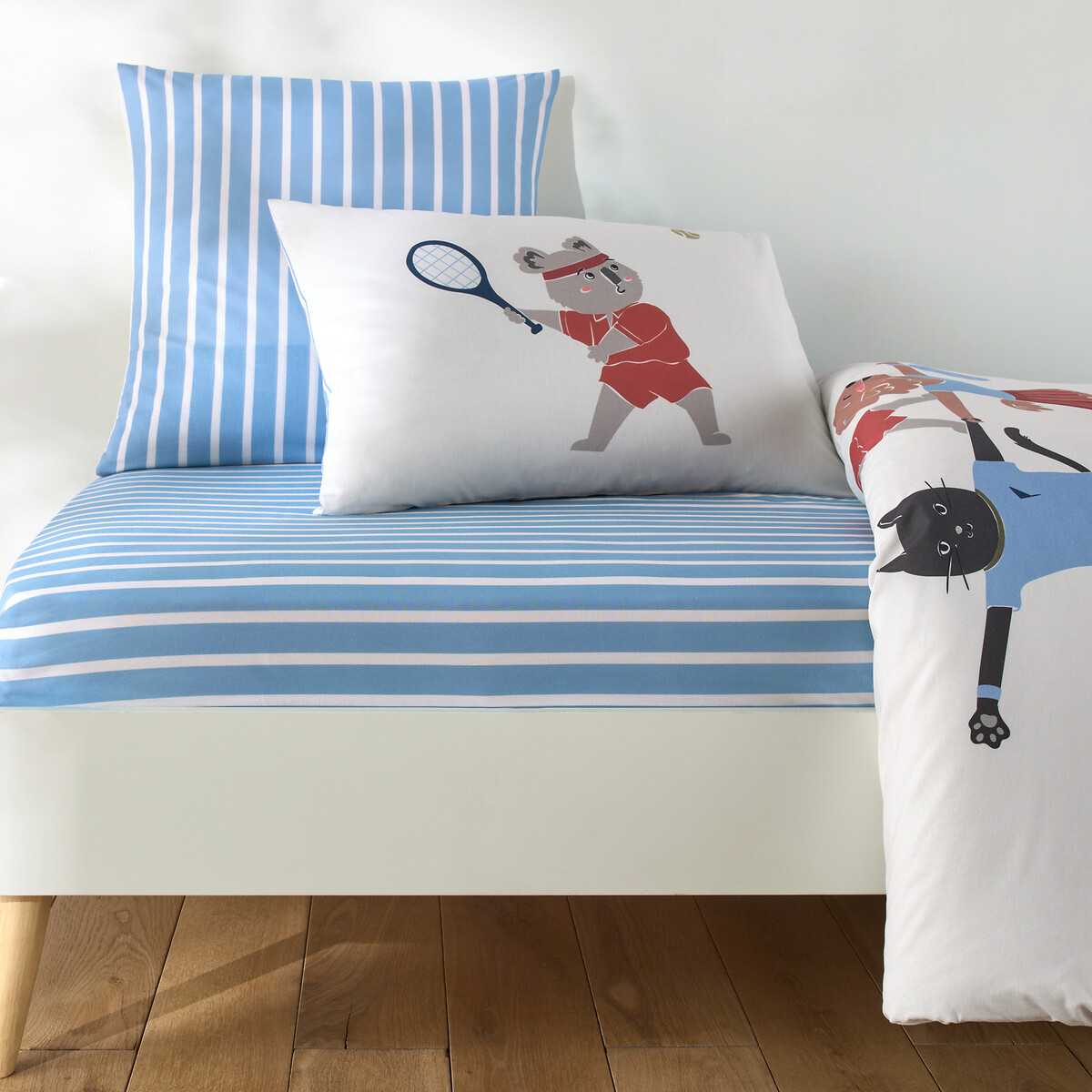 Παιδικό σεντόνι με λάστιχο 30% ανακυκλωμένο βαμβάκι 90x190 cm