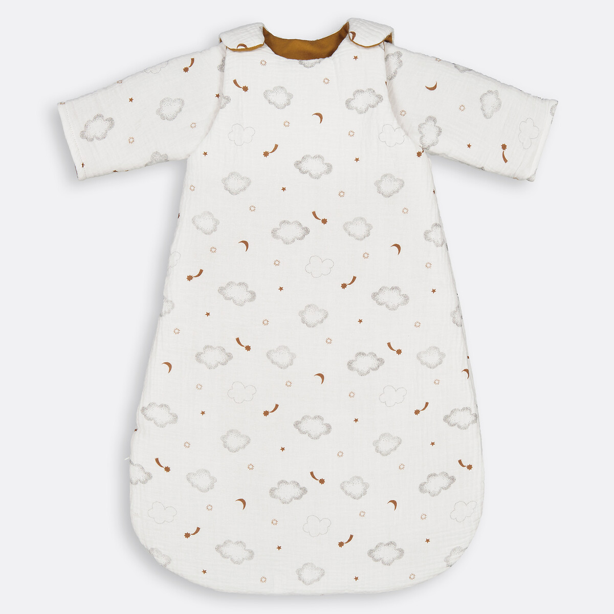 La Redoute Interieurs Χειμωνιάτικος υπνόσακος από βαμβακερή γάζα 0/6 μηνών