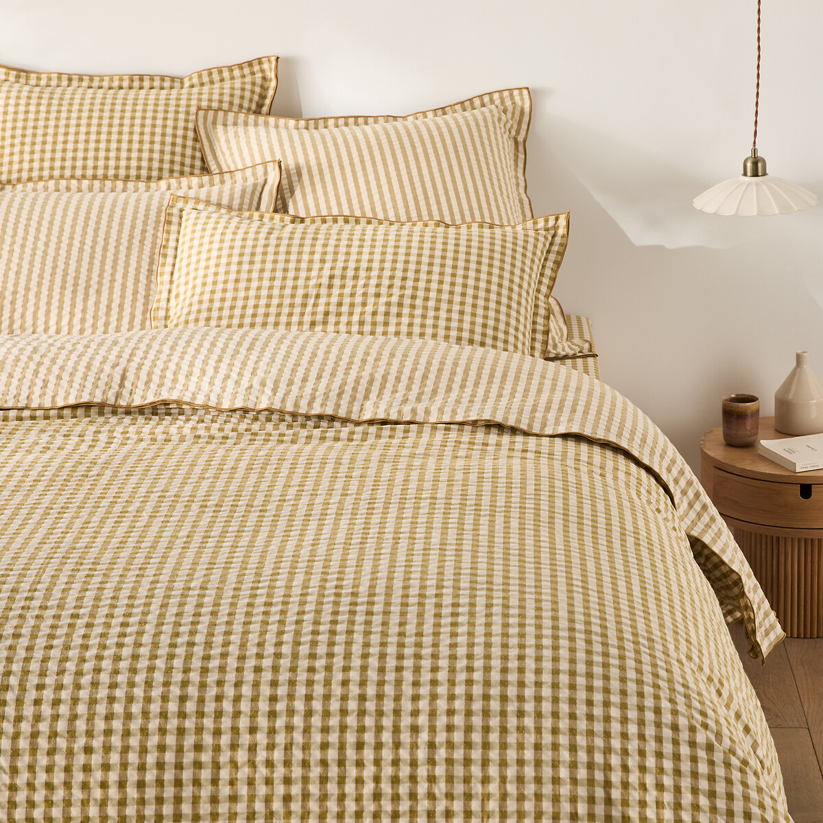 La Redoute Interieurs Παπλωματοθήκη από βαμβακερό seersucker 140x200 cm