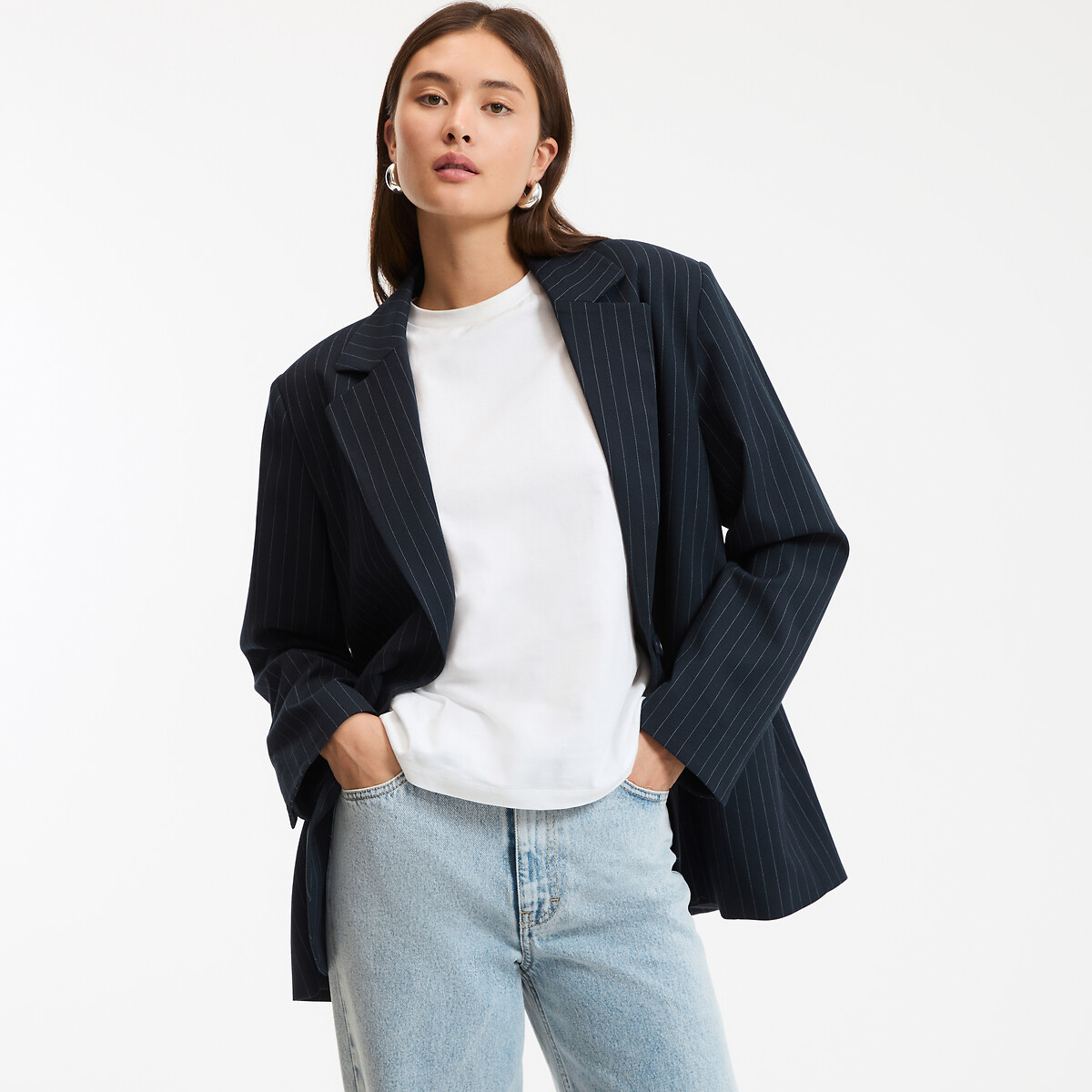 La Redoute Collections Μακρύ blazer