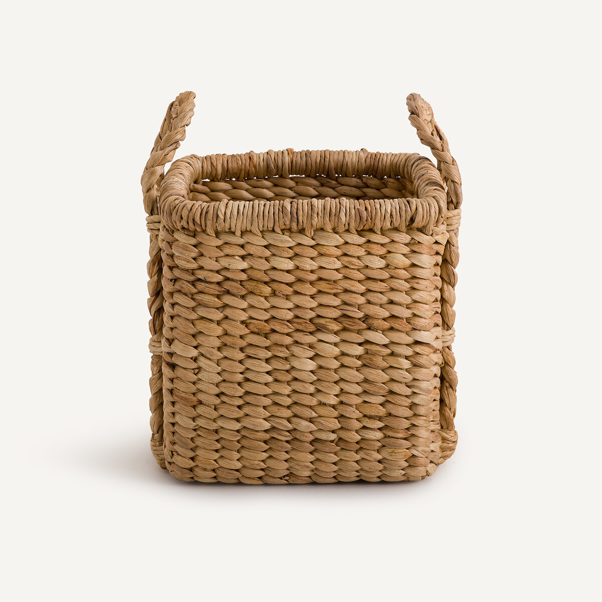 Τετράγωνο καλάθι από υάκινθο νερού Μ34xΠ34xΥ43cm