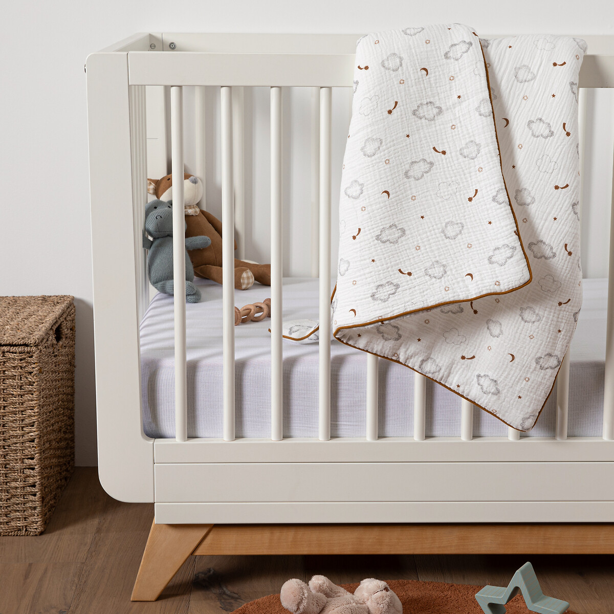 La Redoute Interieurs Κουβέρτα μωρού από βαμβακερή γάζα Nieva 120x70 cm